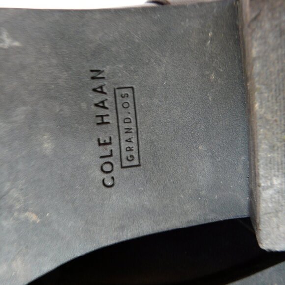 Women's Cole Haan Grand Os Leather and Fabric Black Knee High 7 - Picture 9 of 9